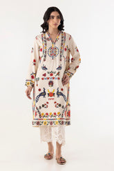 SANA SAFINAZ CASUAL PRET’25 | STITCHED LINEN SHIRT