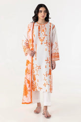 SANA SAFINAZ CASUAL PRET | STITCHED LAWN EMBROIDERED SHIRT + CULOTTE + DUPATTA