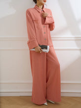 HASSAL SPRING SUMMER’25 | OHIO CORAL TEXTURED SUIT