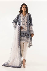 SANA SAFINAZ CASUAL PRET’25 | STITCHED CREPE SHIRT + DUPATTA