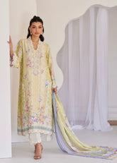 FARAH TALIB AZIZ ‘TARA LUXE SILK PRET’25 | ELOWYN KIWI SHIRT & DUPATTA