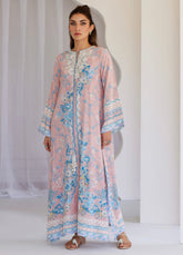 FARAH TALIB AZIZ ‘TARA LUXE SILK PRET’25 | PETAL PINK KAFTAN