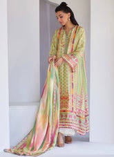 FARAH TALIB AZIZ ‘TARA LUXE SILK PRET’25 | VESPER KIWI SHIRT & DUPATTA