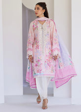 FARAH TALIB AZIZ ‘TARA LUXE SILK PRET’25 | ODDIE PINK SHIRT & DUPATTA