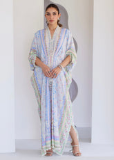 FARAH TALIB AZIZ ‘TARA LUXE SILK PRET’25 | ZERIN CREPE KAFTAN