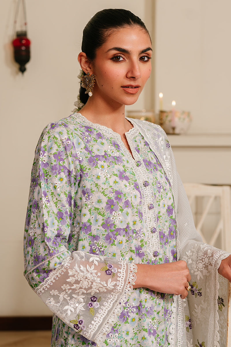 CROSS STITCH PREMIUM LAWN | LAVENDER STRETCH