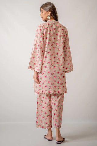 WEAR EGO UNSTITCHED LAWN’24 | PINK ROSES 2PC