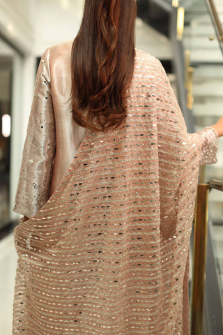 UZMA & AFSHEEN LUXURY PRET’26 | CHAMPEGNE BLUSH