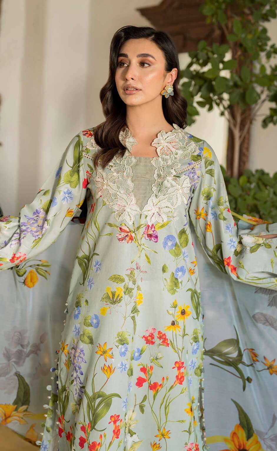 ASIFA NABEEL UNSTITCHED LAWN’24 | SUROOR