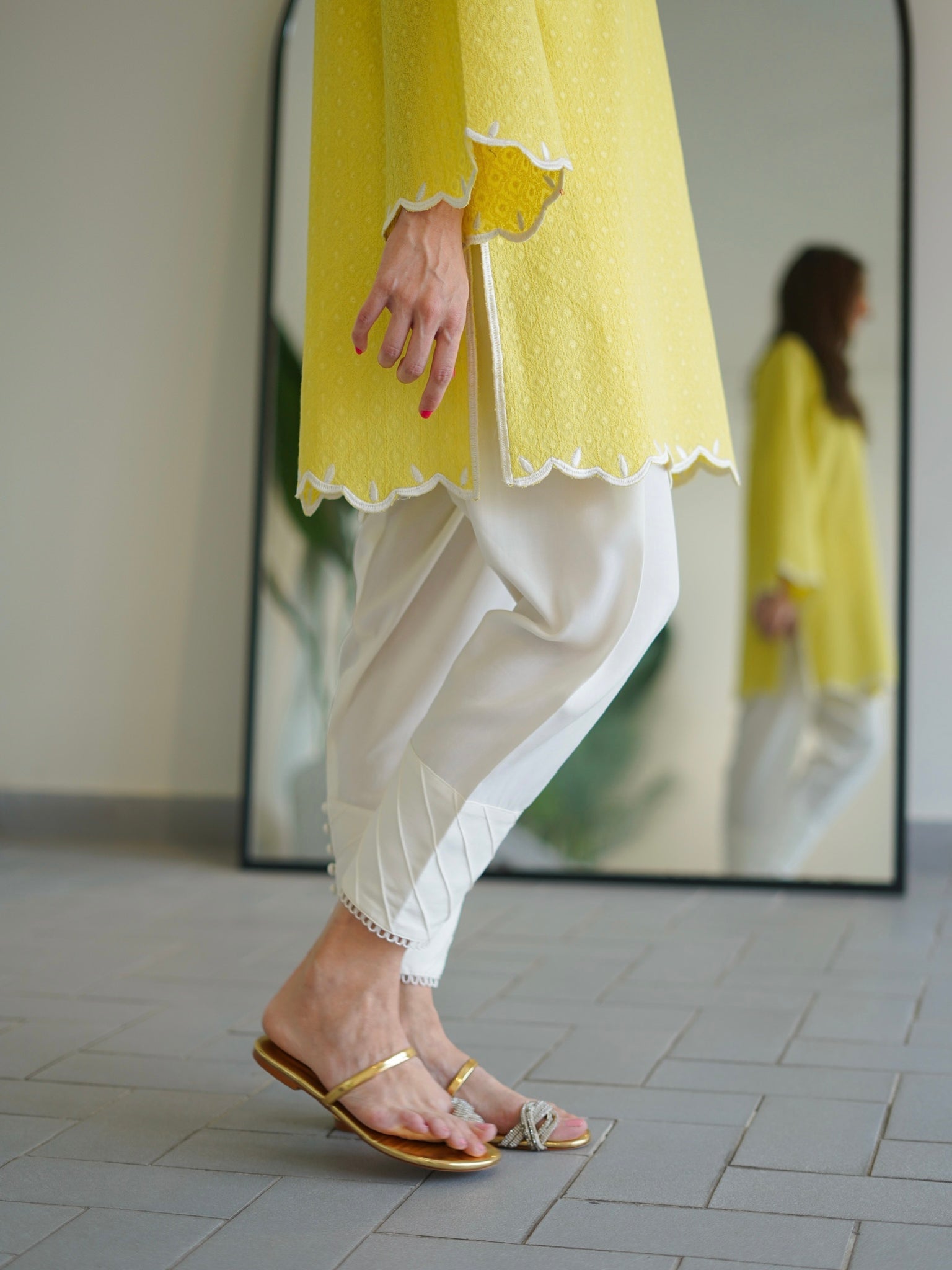 Sak | Skinny Shalwar