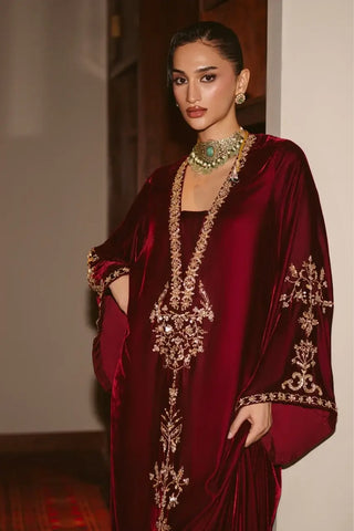 AMMARA KHAN ‘THE OVERTURE’26 | VELVET ROUGE KAFTAN