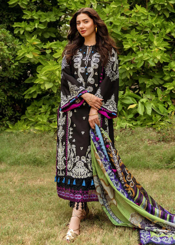 SIRAA SADAF FAWAD KHAN LAWN UNSTITCHED’24 | HELEN (A)