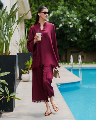 LIRA STUDIO | FRINGE CREPE SET