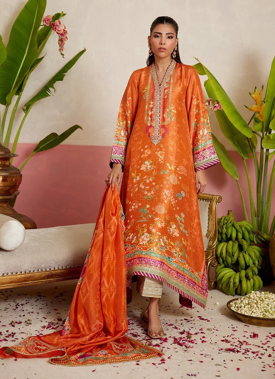 FARAH TALIB AZIZ ‘MAYNA FESTIVE PRET’26 | HELANIA SHIRT & DUPATTA