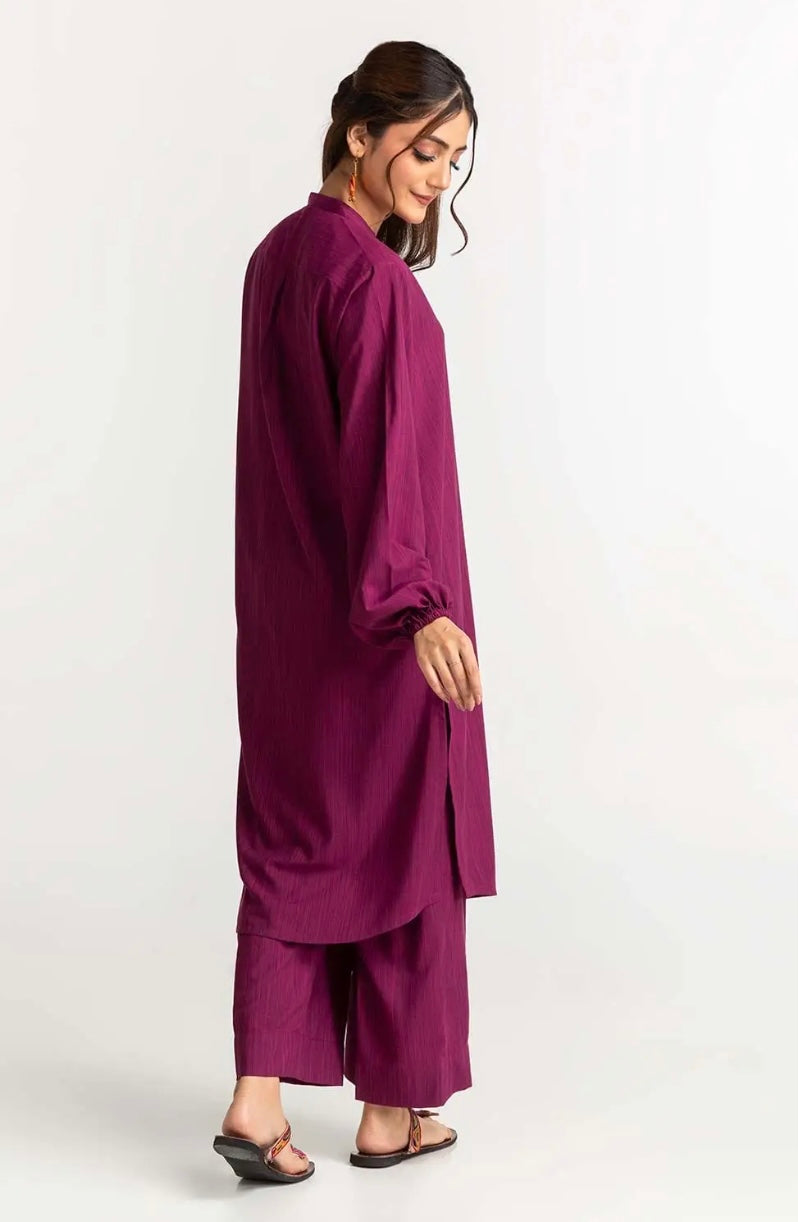 GUL AHMED CASUAL PRET | EMBELLISHED SHIRT ST-03