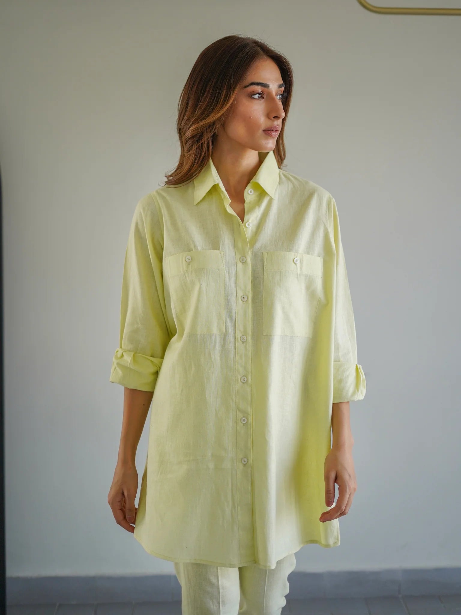 SAK | BUTTER YELLOW LINEN SET