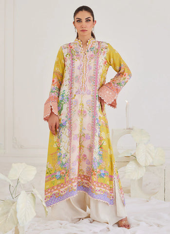 FARAH TALIB AZIZ LUXE SILK PRET’24 | ESME CREPE KAFTAN