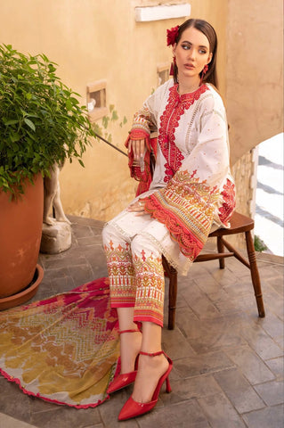 MARIA UNSTITCHED LAWN | US-6A