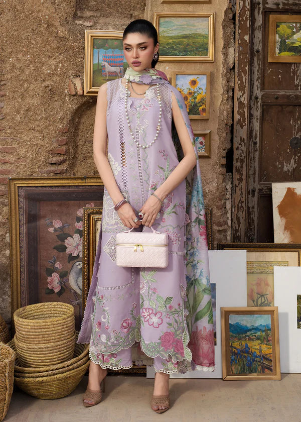 SAIRA SHAKIRA BLOOM UNSTITCHED LAWN’26 | IRIS 1B
