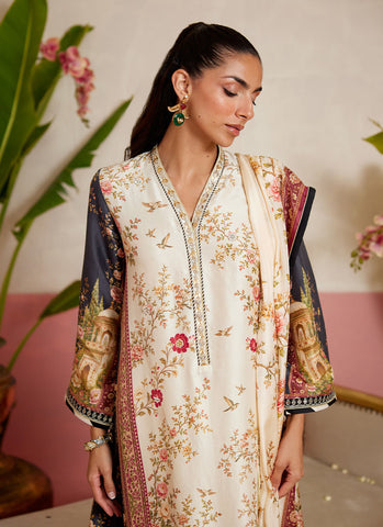 FARAH TALIB AZIZ ‘MAYNA FESTIVE PRET’26 | ROBIN SHIRT AND DUPATTA