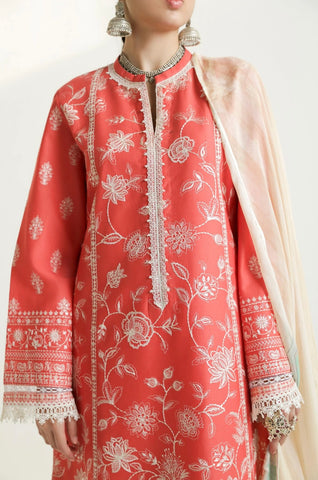 ZARA SHAHJAHAN UNSTITCHED LAWN’24  | MAHI 1A
