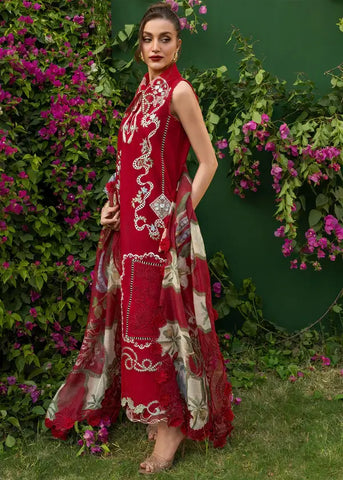 SAIRA SHAKIRA BLOOM UNSTITCHED LAWN’26 | ELISE 1B