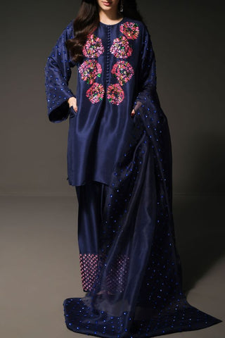 MUSE LUXE | BLUE IRIS EMBELLISHED SET