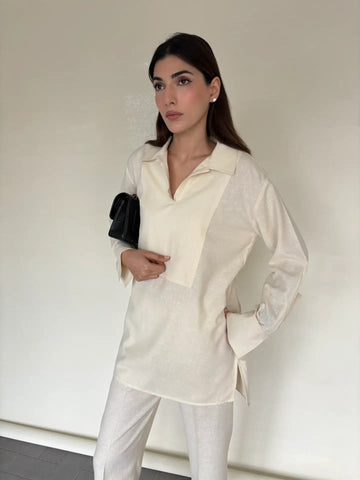 SAK ‘FOREVER NEUTRALS’26 | CREAM LINEN WILLOW SET