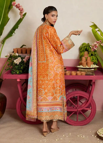 FARAH TALIB AZIZ ‘MAYNA FESTIVE PRET’26 | JENNA TANGERINE SHIRT & DUPATTA