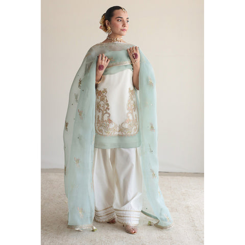 DYOT | WHITE & AQUA OUTFIT