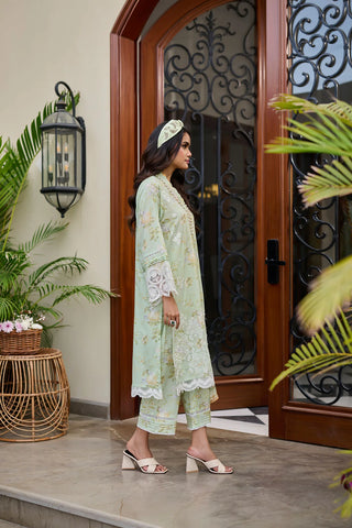 DHANAK PREMIUM LAWN’24 | MINT GREEN