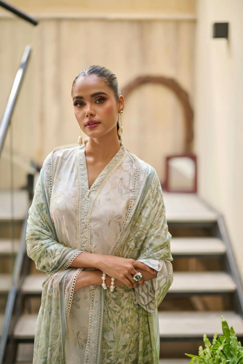 DHANAK PREMIUM LAWN’24 | GREEN SUIT