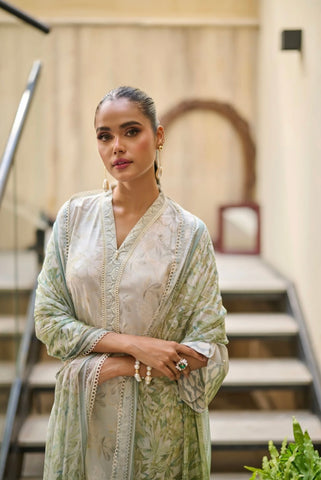 DHANAK PREMIUM LAWN’24 | GREEN SUIT