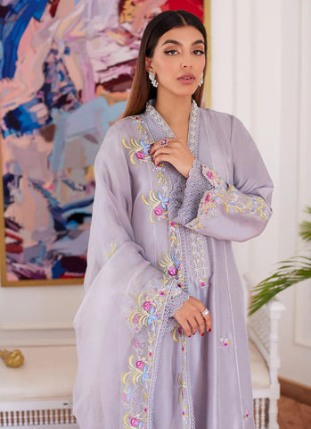 FARAH TALIB AZIZ LUXE PRET’24 | ODETTE SILVER GREY KALIDAR