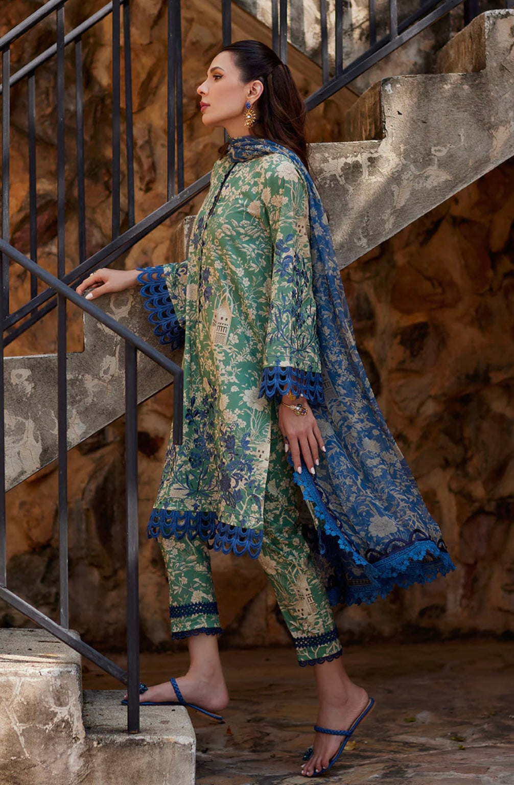 NIDA AZWER LUXURY LAWN’24 | EMERALD ENCHANTMENT