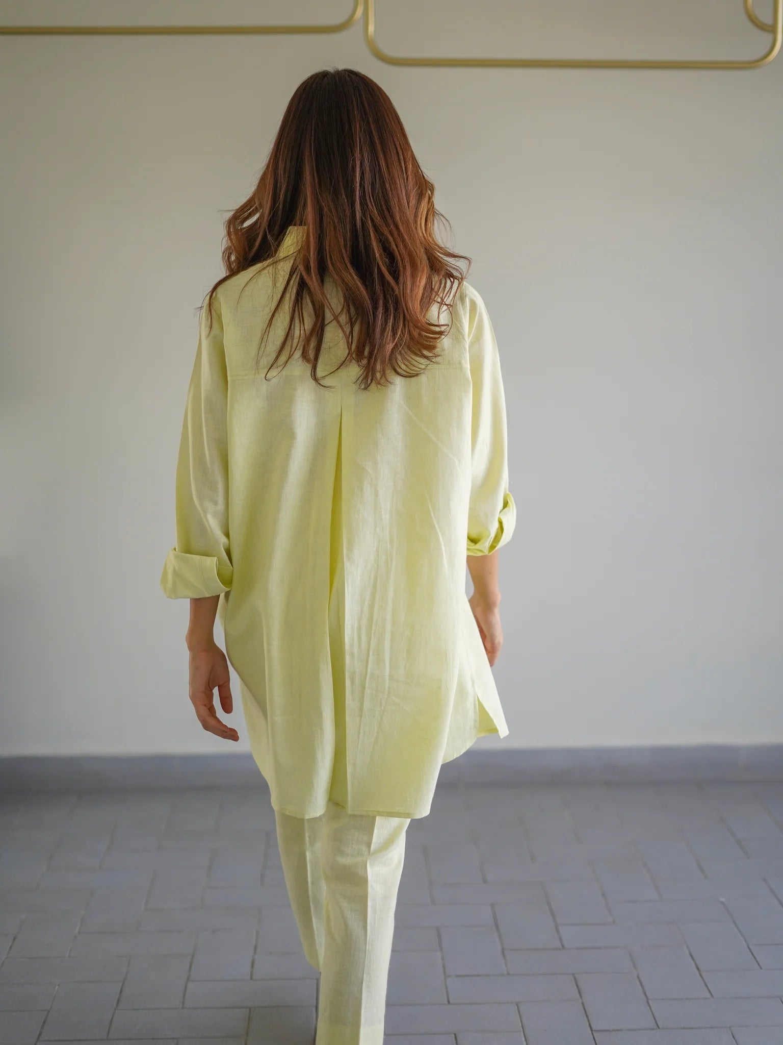 SAK | BUTTER YELLOW LINEN SET