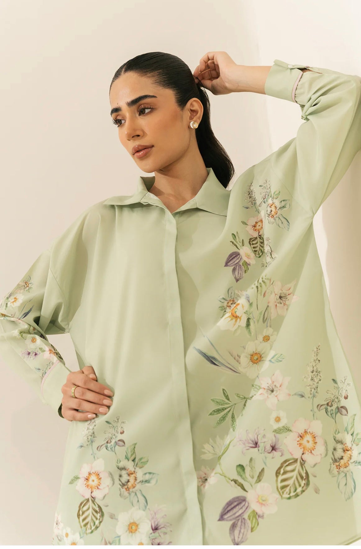 LULUSAR SUMMER BLOOM’24 | ASHWAL BUTTON UP SET