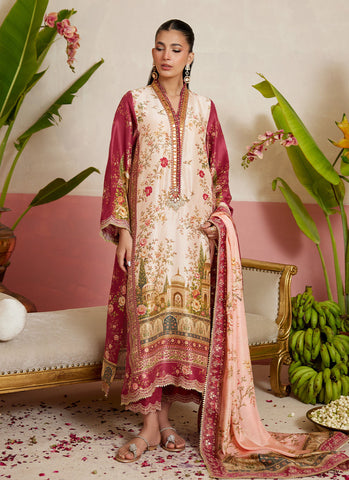 FARAH TALIB AZIZ ‘MAYNA FESTIVE PRET’26 | ALYSA SHIRT AND DUPATTA