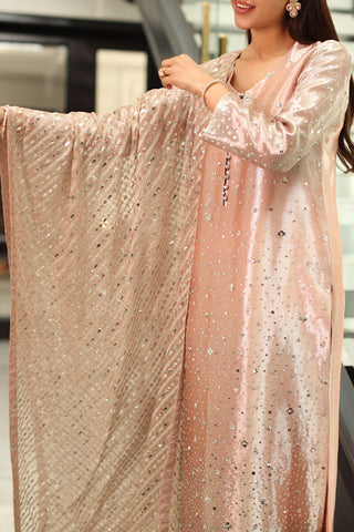 UZMA & AFSHEEN LUXURY PRET’26 | CHAMPEGNE BLUSH