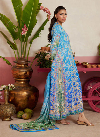 FARAH TALIB AZIZ ‘MAYNA FESTIVE PRET’26 | ELARIA SKY BLUE