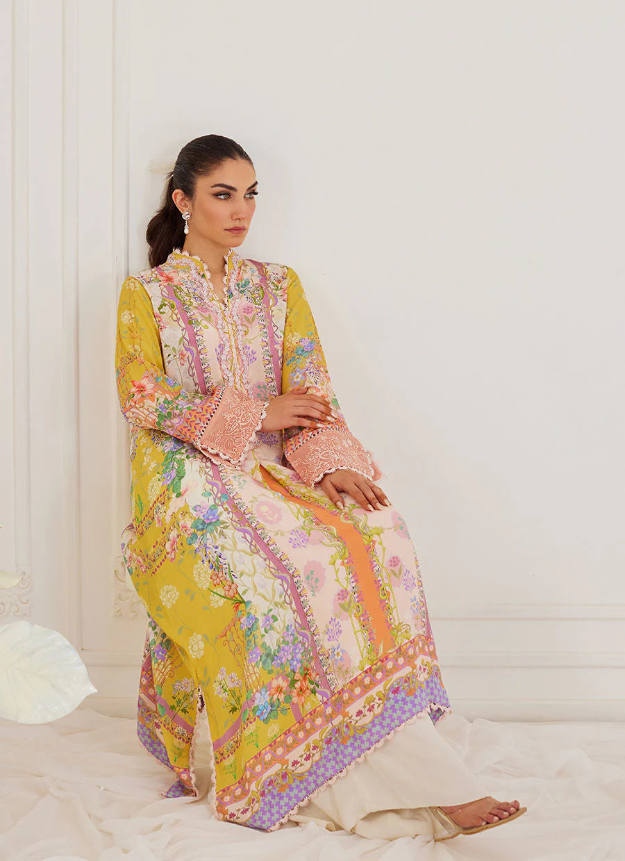 FARAH TALIB AZIZ LUXE SILK PRET’24 | ESME CREPE KAFTAN