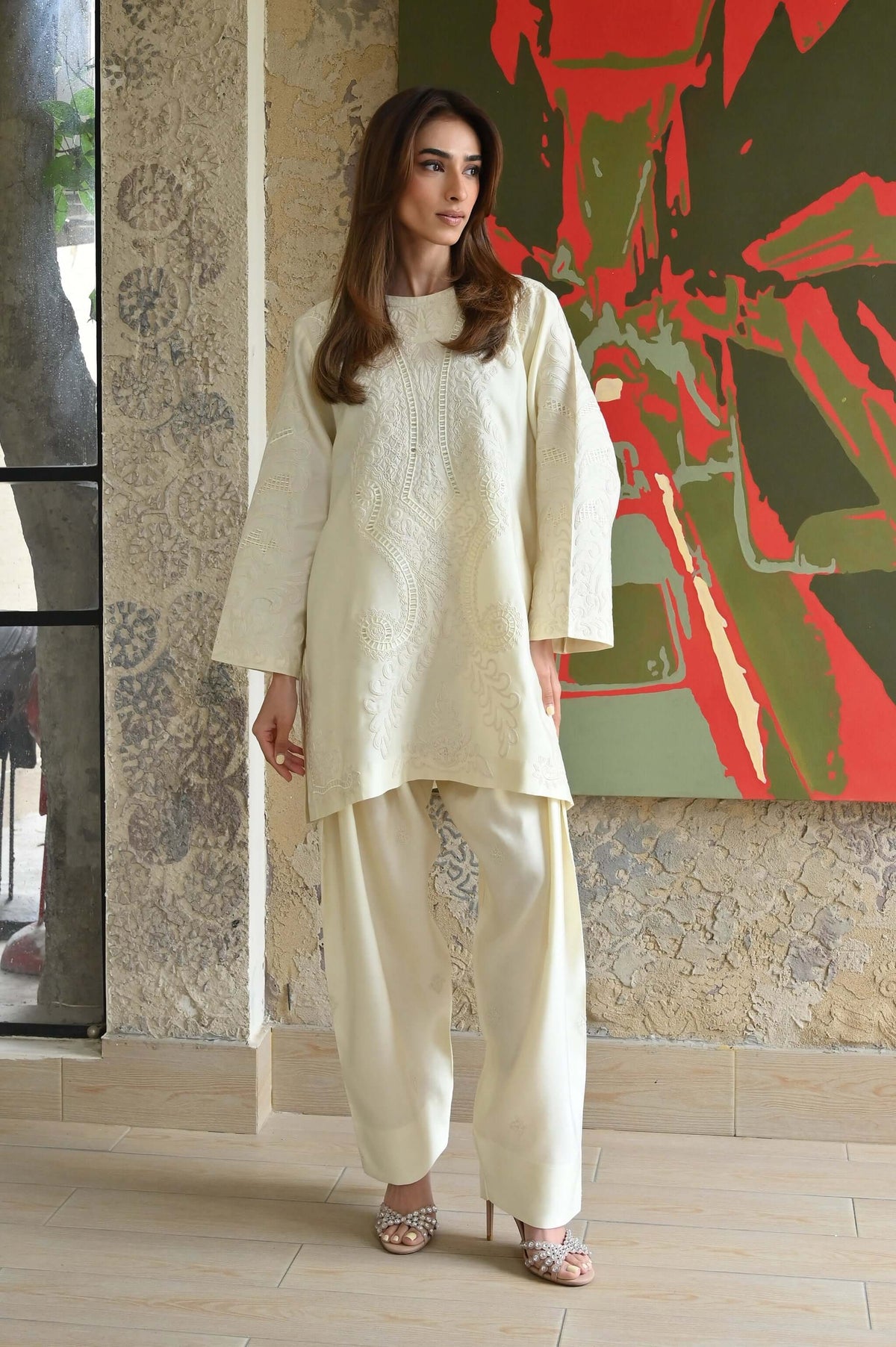 LA PRET EMBROIDERED PRET'26 | SAFINA SET