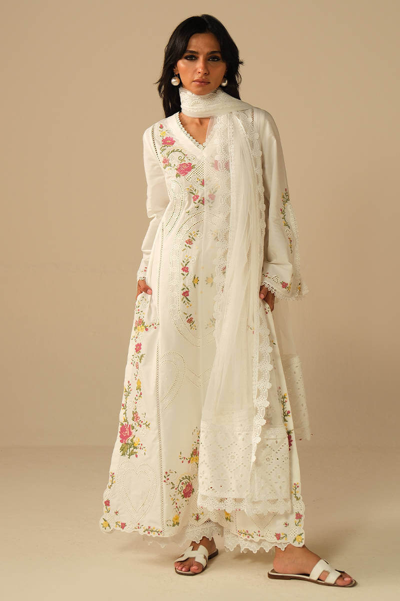 FARIDA HASAN BLOOM EDIT VOL 2 MID SUMMER’26 | CROSS STITCH ROSE