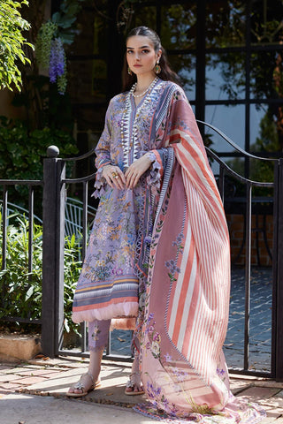 NIDA AZWER LUXURY LAWN’24 | LAVENDER DREAM