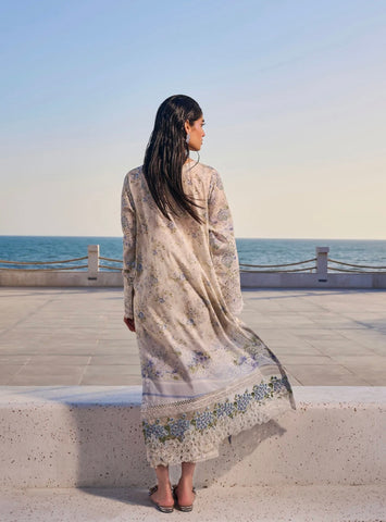 DHANAK PRINTED PRET’24 | SKY BLUE SET