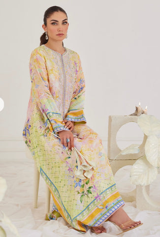 FARAH TALIB AZIZ LUXE SILK PRET’24 |  BLANCA SILK KAFTAN