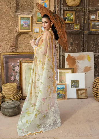 SAIRA SHAKIRA BLOOM UNSTITCHED LAWN’26 | LANA 1B