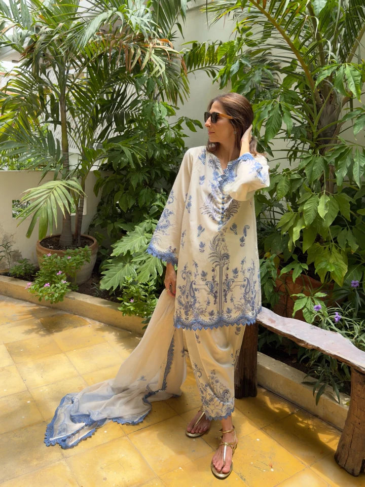 NAARJ LAWN PRET’26 | MOROCCON BLUE