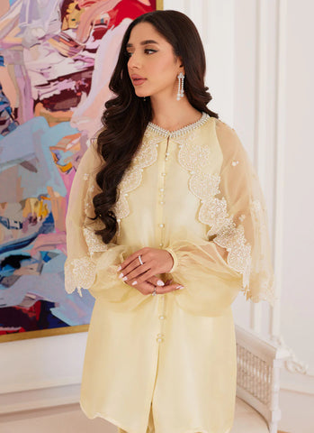 FARAH TALIB AZIZ LUXE PRET’24 | ESMERALDA PASTEL YELLOW