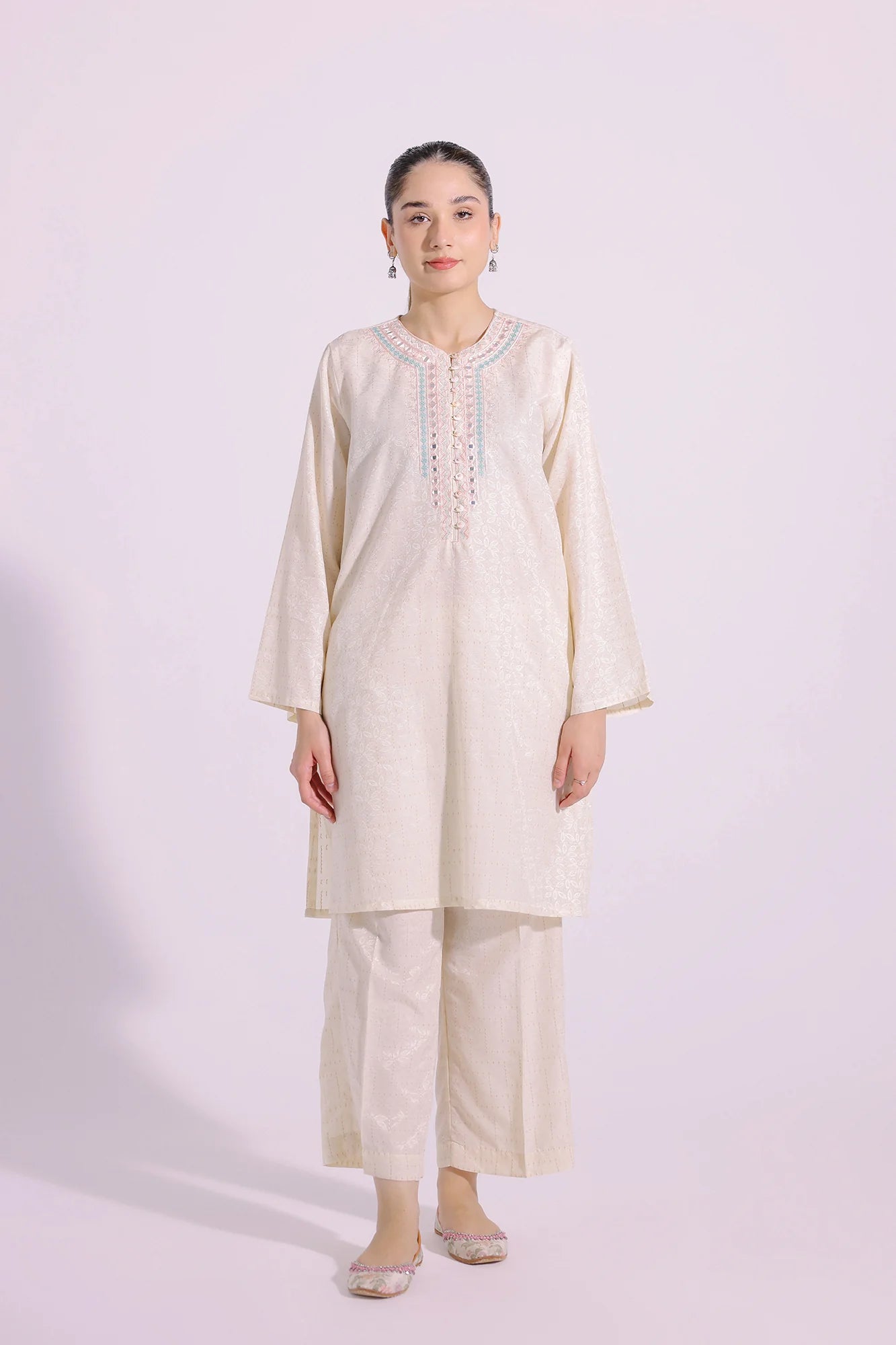 ETHNIC CASUAL PRET | EMBRODIERED SET
